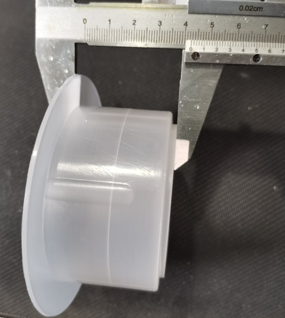 现货3英寸纸管塑料堵头高度43mm3寸三寸全新料塑料闷头塞头