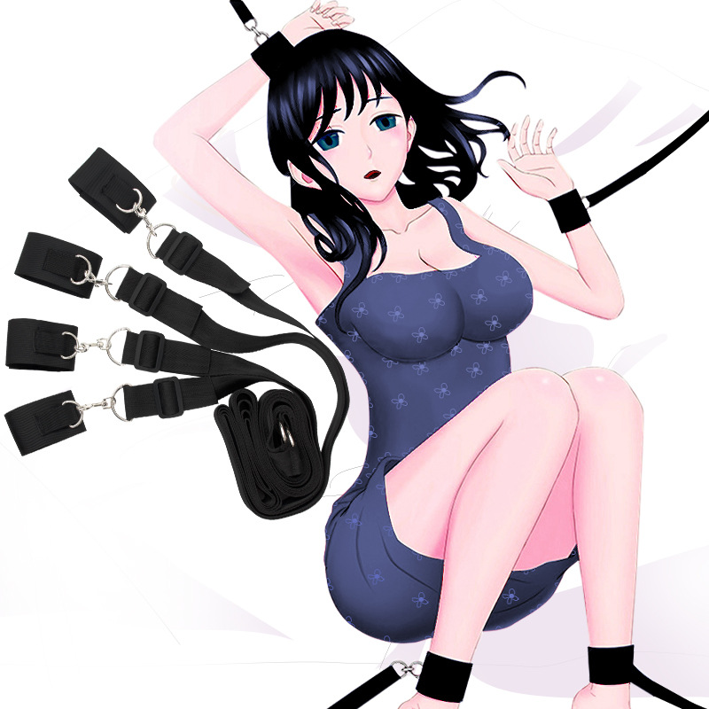 成人情趣用品睡床上捆绑束缚带女有激情性感张腿带分腿sm刑具玩具