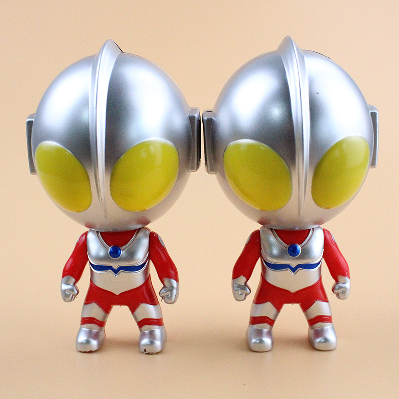 烘焙蛋糕装饰奥特曼q版变形扭蛋奥特曼小怪兽生日玩偶摆件