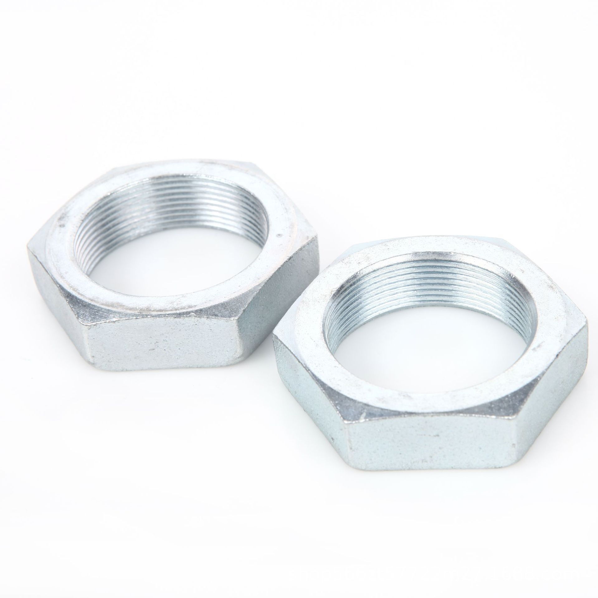 可定制螺母 din431薄型管螺母 直管螺纹 扁螺帽薄型