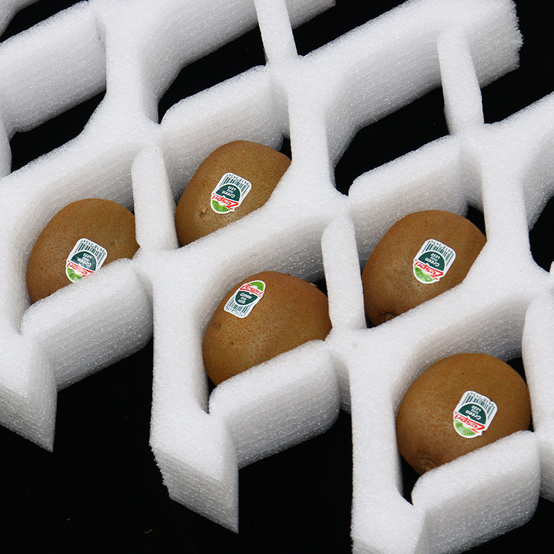 厂家定制珍珠棉水果托 epe水蜜桃包装内衬 水果包装内衬批发