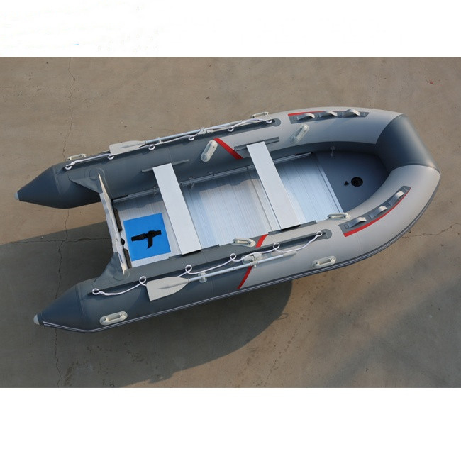 3米 军用迷彩船 铝合金地板钓鱼船 pvc夹布网充气海钓船 运动艇