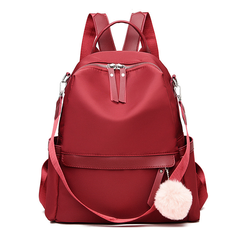 New Casual Backpack Women's Bag Oxford Cloth Computer Bag Women's Backpack Multi-Functional Middle School Student Schoolbag