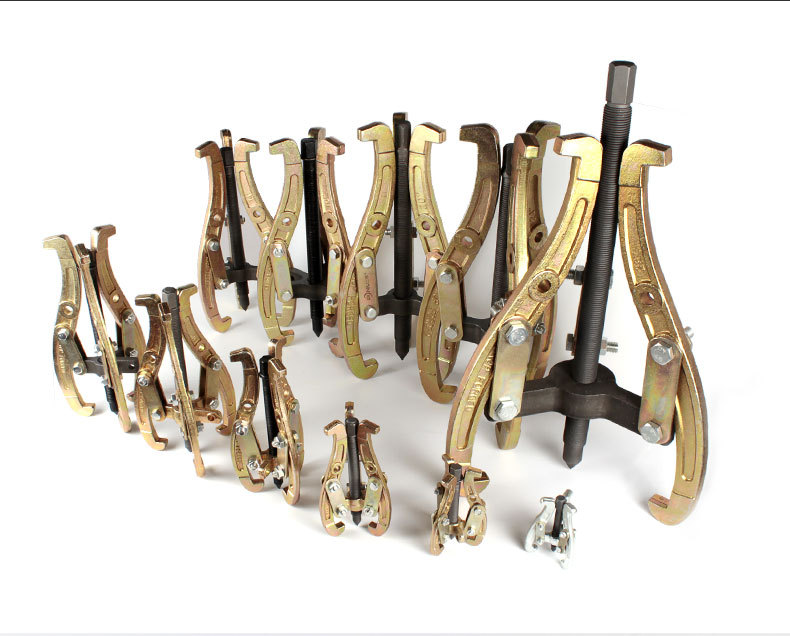 三爪拉马轴承拆卸工具多功能万能三角二抓小型拉出拔轮器拉码拉玛