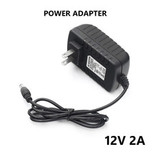 现货12V2A电源适配器LED美甲灯适配器网红直播补光灯电源美规欧规