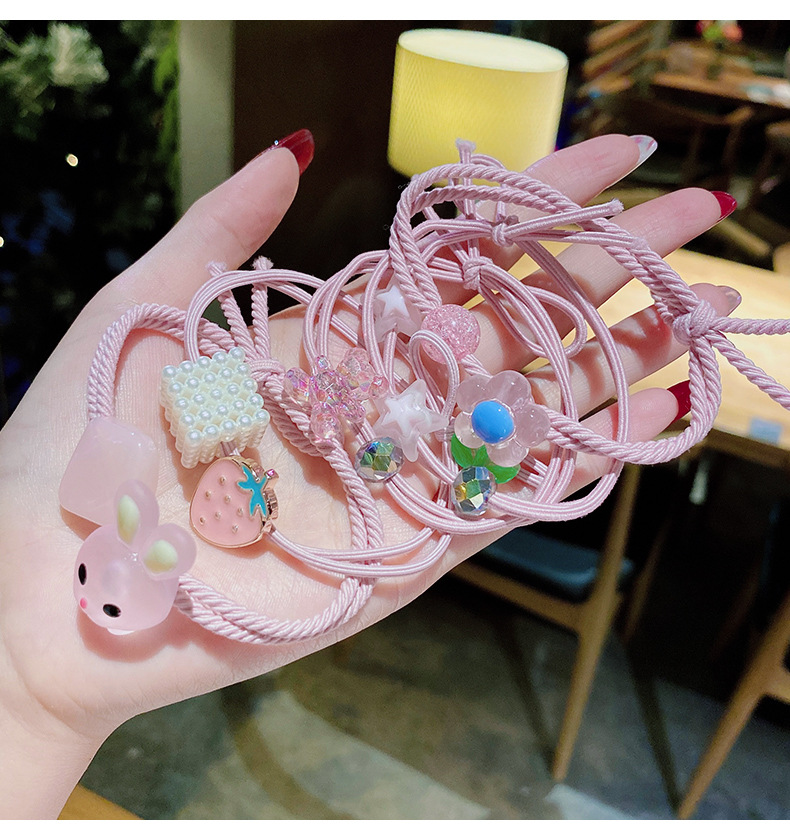 韩国儿童扎头发橡皮筋女童高质量发圈头饰小女孩发绳头饰公主发绳