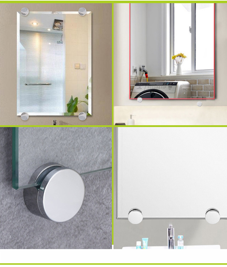 镜钉不锈钢螺丝帽塑料亚克力固定螺丝帽装饰盖广告钉玻璃钉盖