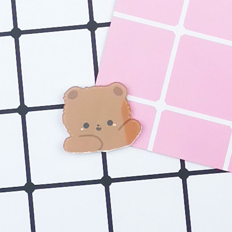 亚克力贴片韩国ins原宿森林fommy可爱徽章儿童卡通萌可爱配饰胸针