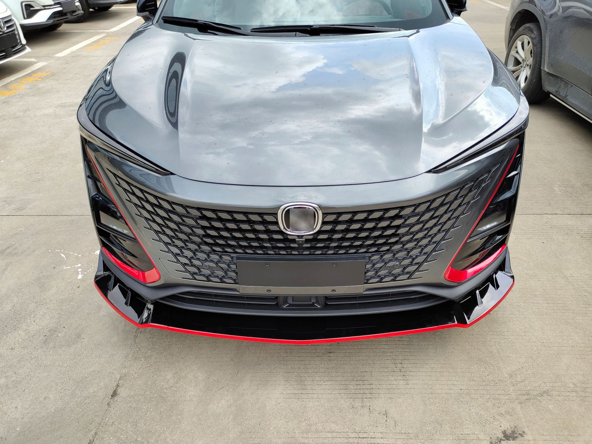 适用于20-22款长安uni-t改装前铲獠牙款改装前唇小包围保险杠包角