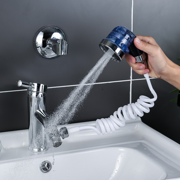 洗脸池水龙头外接洗头花洒卫生间改装多功能手持花洒喷头便捷家用
