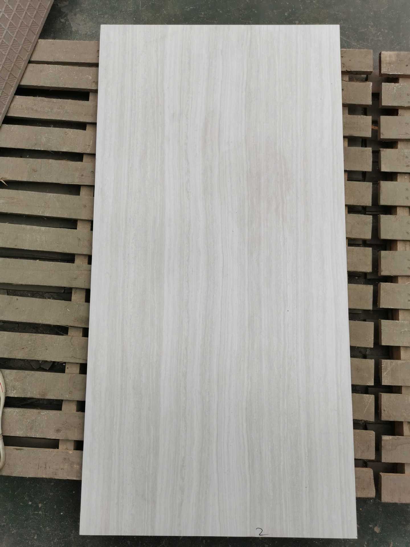 1200x600x20mm厚仿灰黄白木纹瓷砖室外2公分厚干挂墙砖条纹石英砖