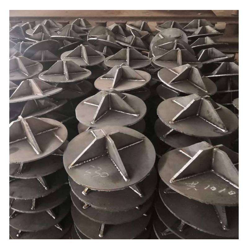 江苏开口钢桩尖 十字钢桩尖 平口钢 闭口钢 管桩钢桩尖