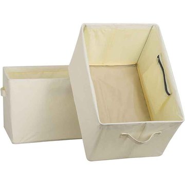 可折叠大号储物篮 大号矩形亚麻织物可折叠收纳袋 家用洗衣篮