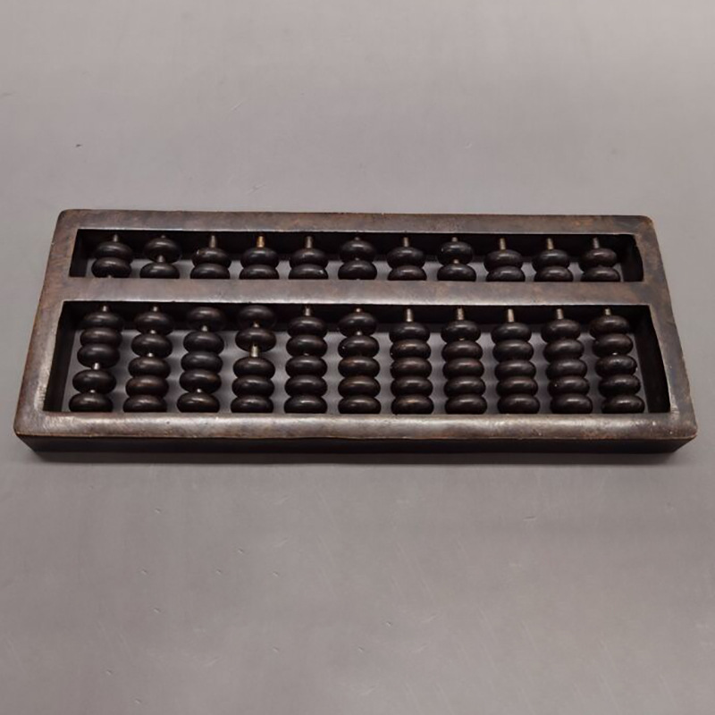 仿古做旧紫铜色算盘摆件家居算账铜算盘工艺品开业礼品