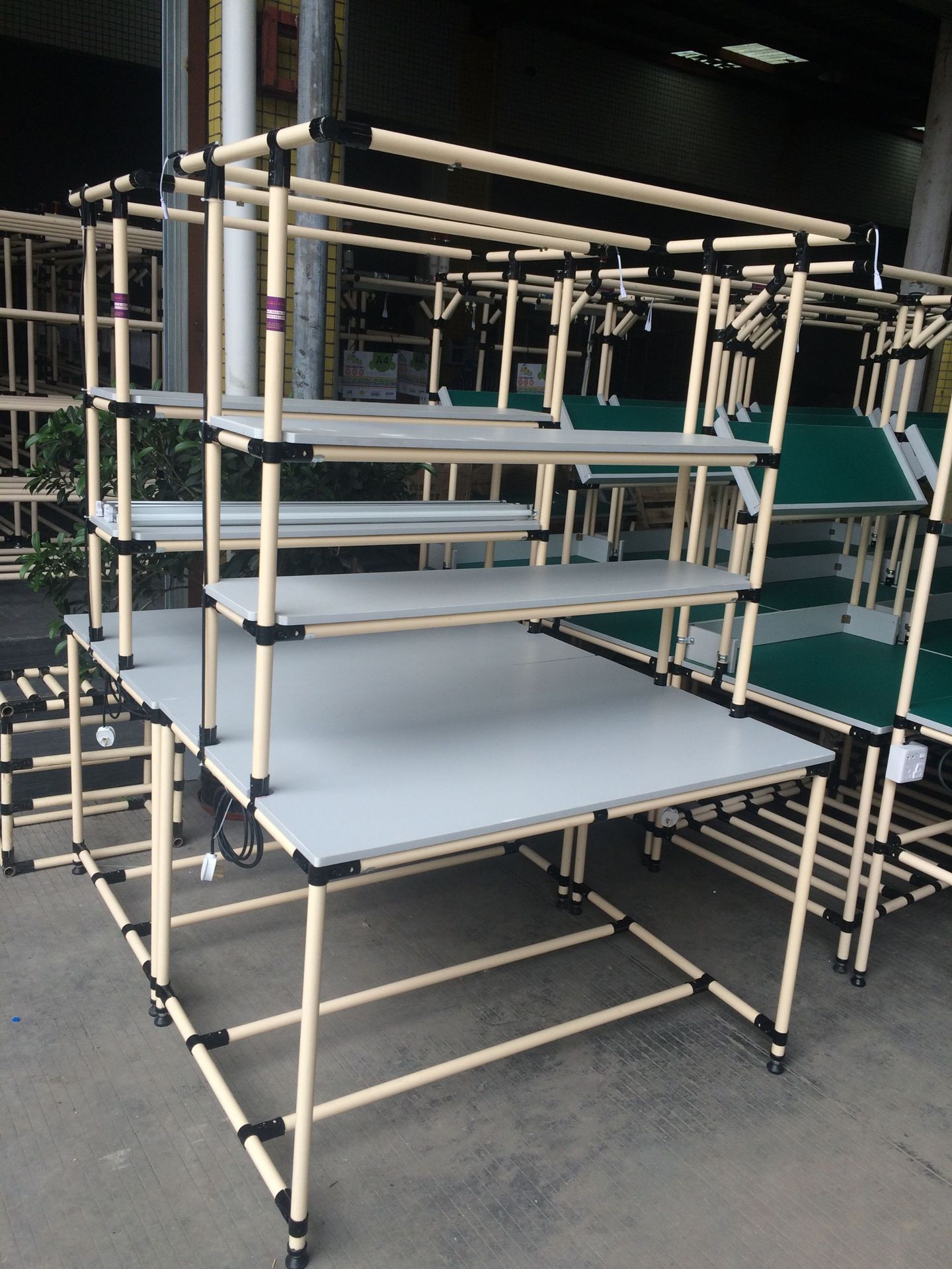 精益管工作台|流水线复合板工作台|防静电工作台