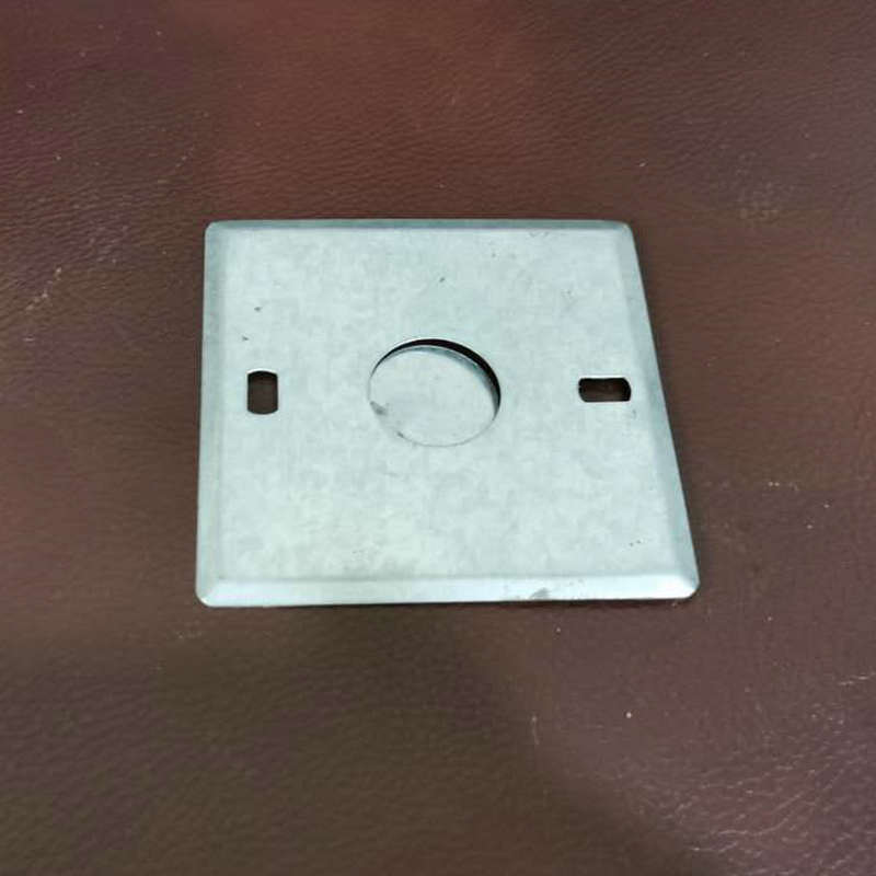 厂家定制86型盖板金属接线盒建筑工程暗装金属接线盒盖板