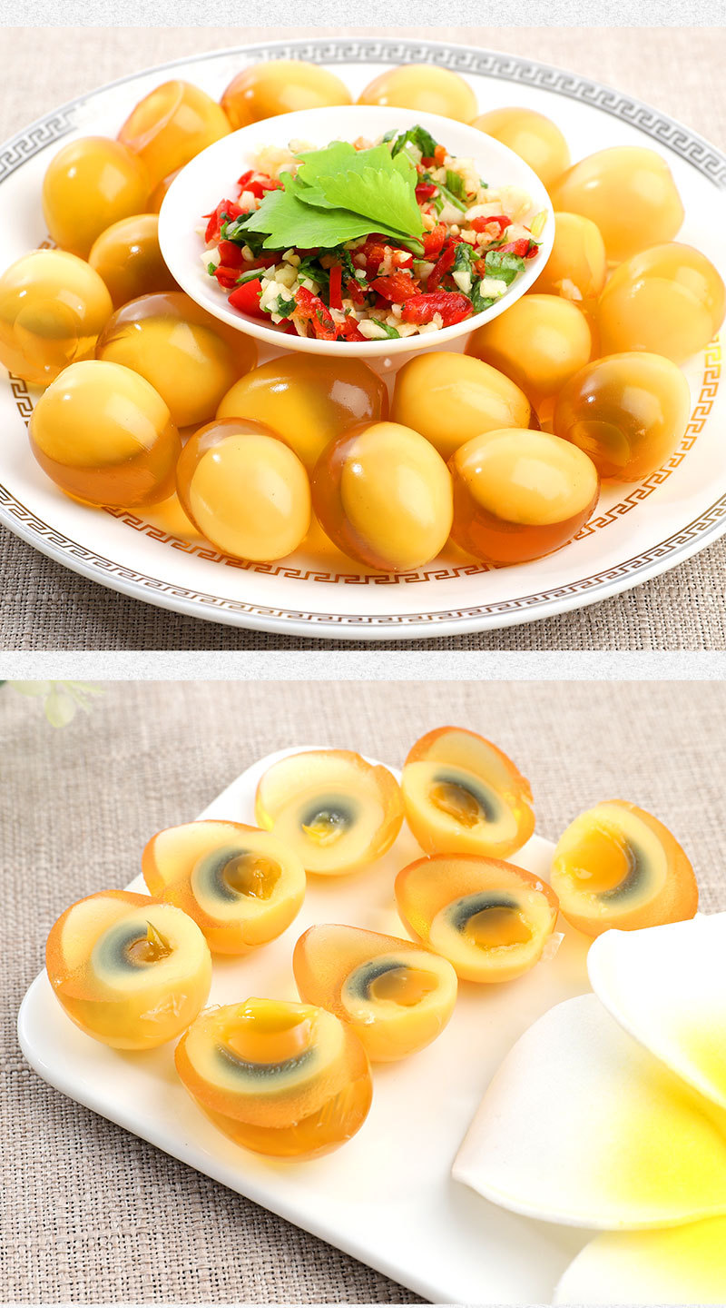 万冠鹌鹑变蛋小皮蛋珍珠松花蛋溏心凉拌鸟蛋网红零食厂家直销代发