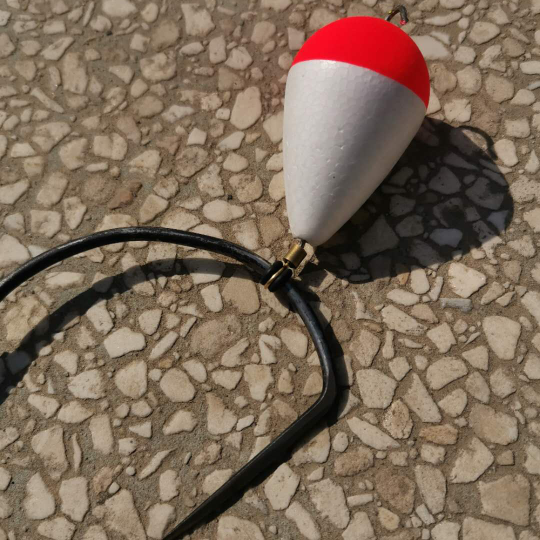 发泡圆形可视锚鱼漂 鸡爪钩浮漂 黑色发泡漂 大肚漂 鱼漂 浮漂