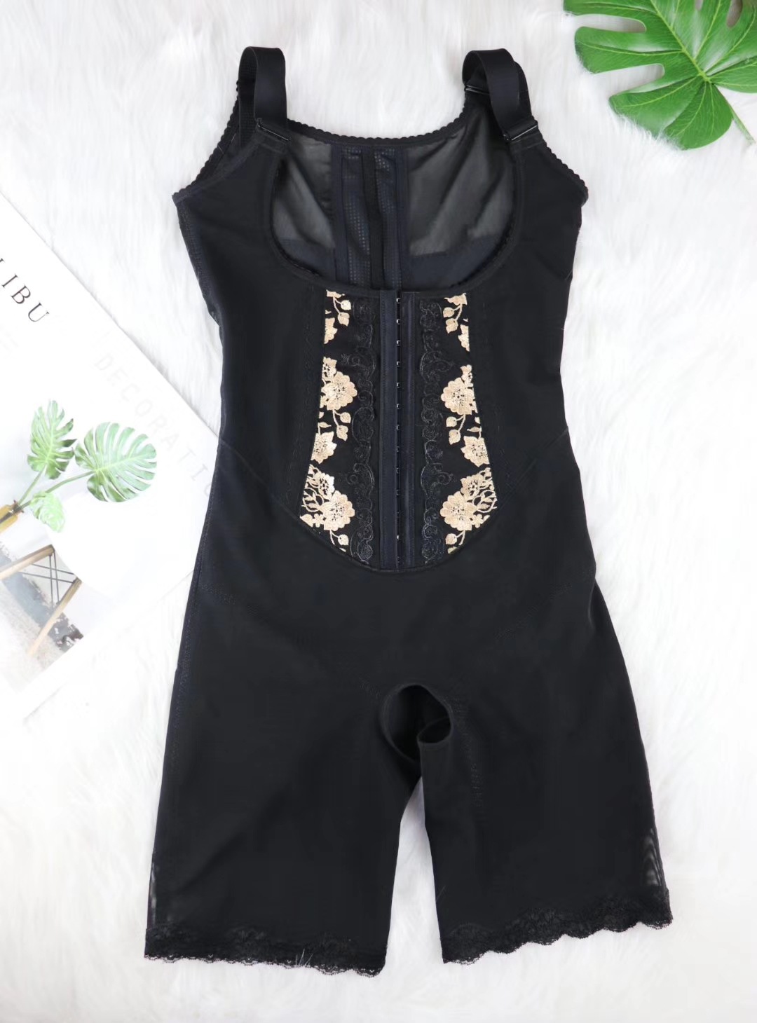 美容院安提模具美体产后塑身衣连体内衣开档收腹束腰合跨提臀体雕