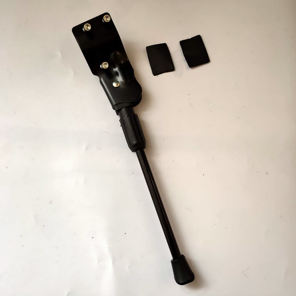 山地车脚撑脚架自行车撑单支三孔可调后支架单车梯子边撑停车架