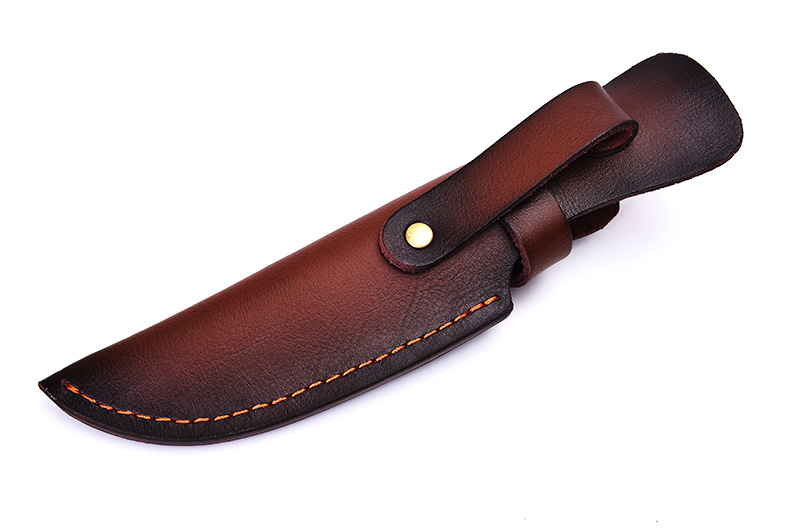现货批发牛皮刀套直刀鞘军刀头层刀鞘/皮套头层牛皮户外野营刀套