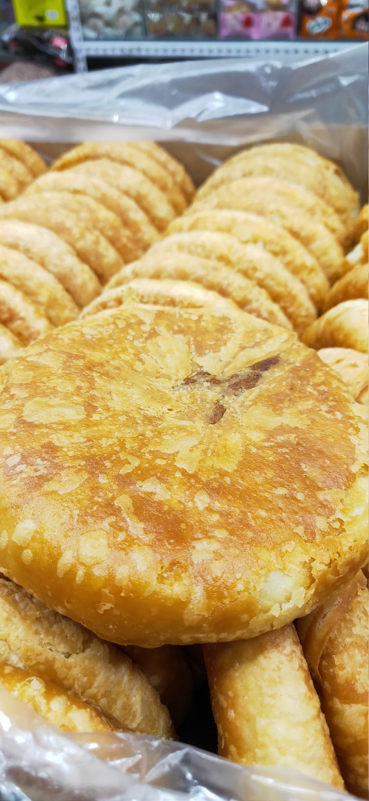 散装大酥饼 香酥饼 一箱72个左右 9.8斤