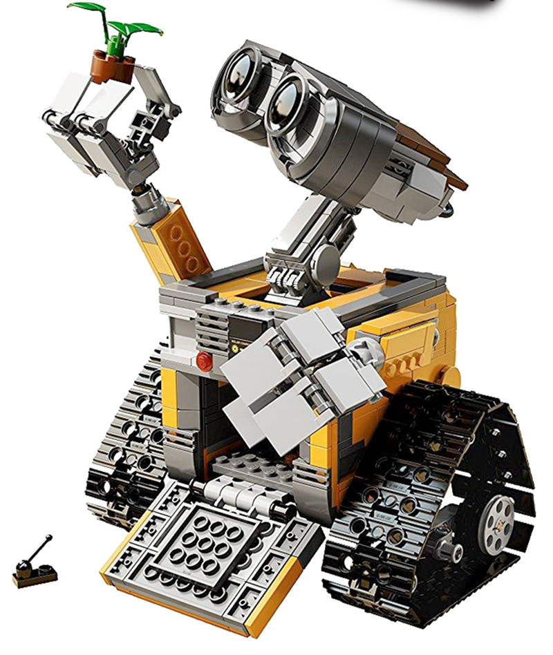 兼容乐高科技16003瓦力机器人跨境益智拼装积木儿童玩具抖音同款