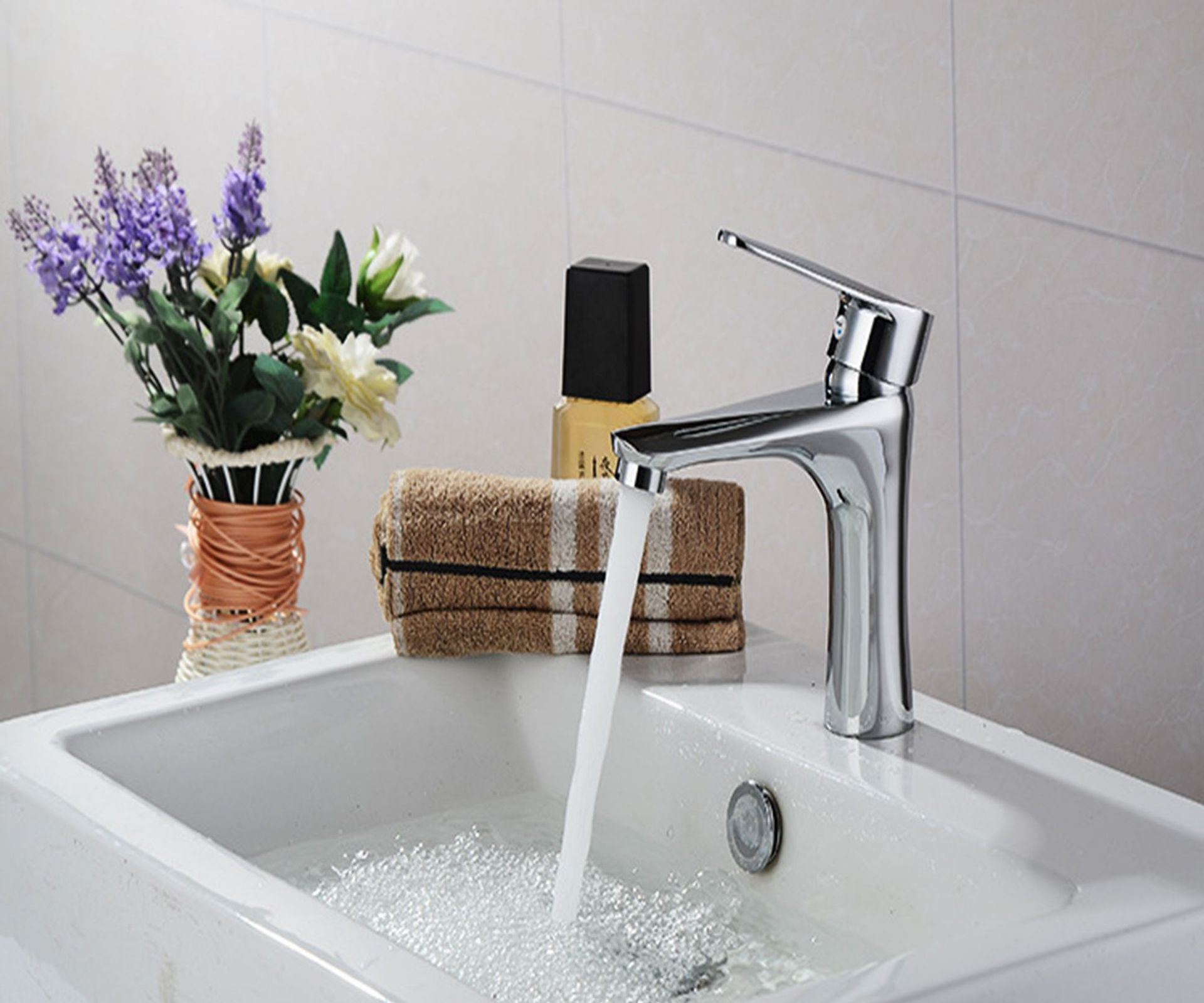 浴室洗脸盆龙头 全铜冷热水单把单孔面盆台上台下盆洗脸盆水龙头