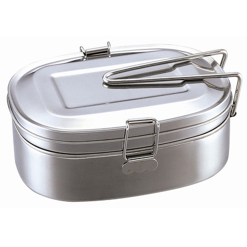 正品顺达特大厚不锈钢双层饭盒sdb-5109学生不锈钢铁饭盒便当盒