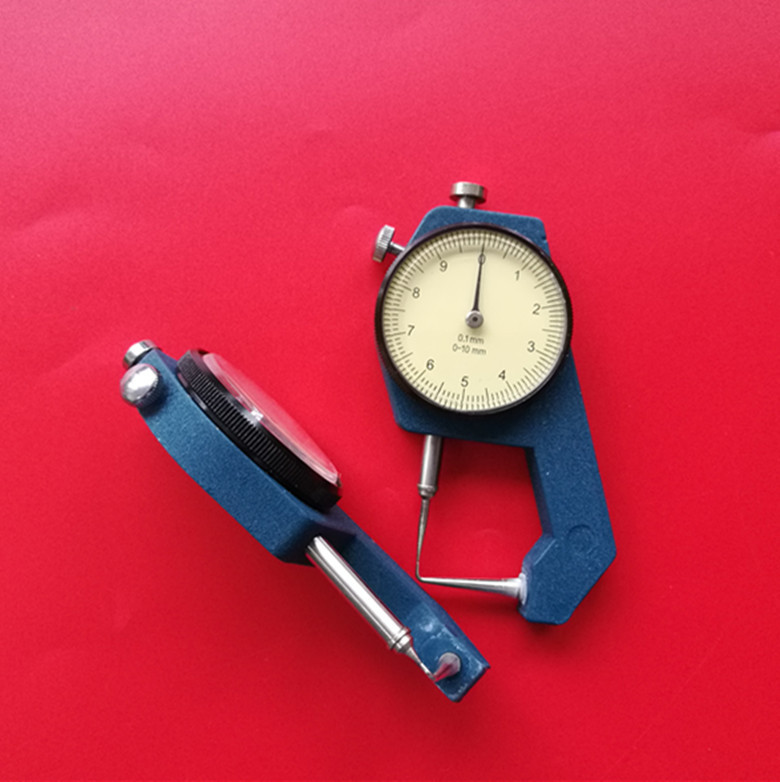 弯尖头指针式带表皮革测厚仪 测厚规 薄膜纸张厚度仪厚度计卡厚规