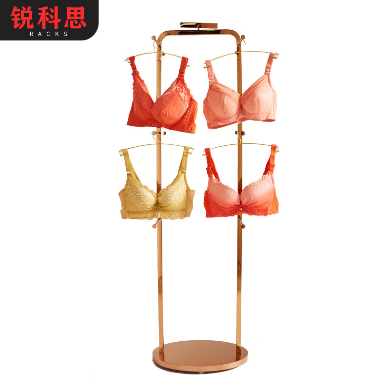 全不锈钢内衣展示架内衣店内裤文胸展架内衣架子展示架落地中岛架