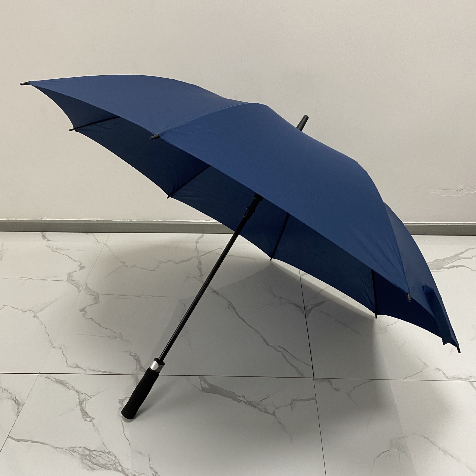 全纤维高尔夫伞自动开长柄伞超大弯柄直杆雨伞定制logo礼品广告伞