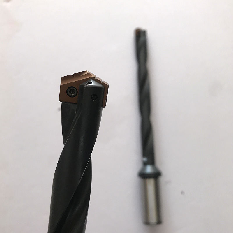 皇冠钻铲钻刀杆深孔钻加长u钻暴力钻舍弃式内冷钻头枪钻48-65mm