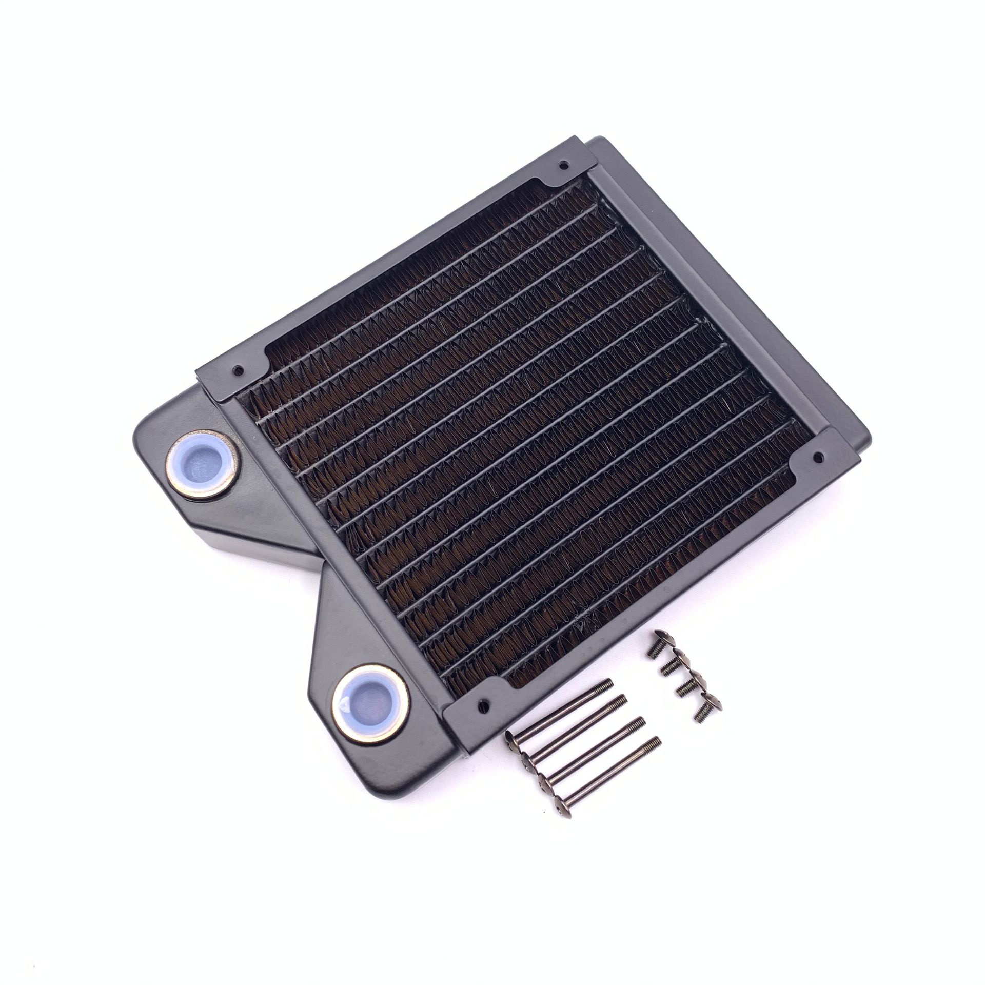 电脑水冷散热器120铜水冷排 换热器 散热排 冷排 铜排 120铜排