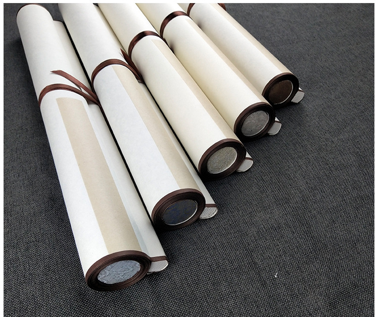 全绫精装裱空白画轴书法毛笔字创作国画挂轴卷轴立轴中堂批发定制