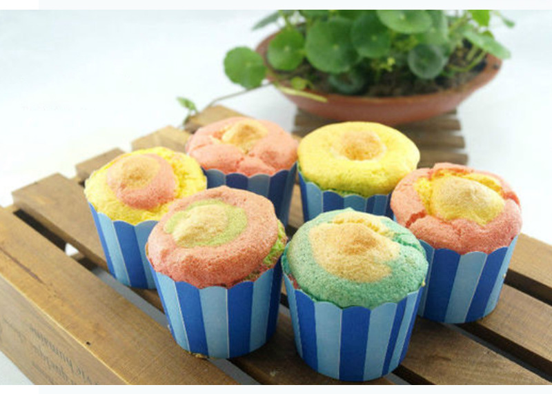 中号玛芬杯耐高温机制杯食品级加厚烘焙蛋糕杯50只装家用 可定制