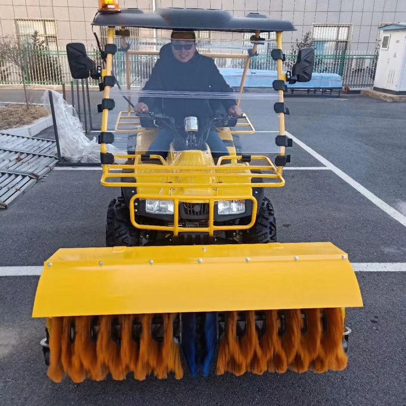 厂家直销座驾式扫雪机路面清雪机东北地区积雪清理机沙滩车扫雪机