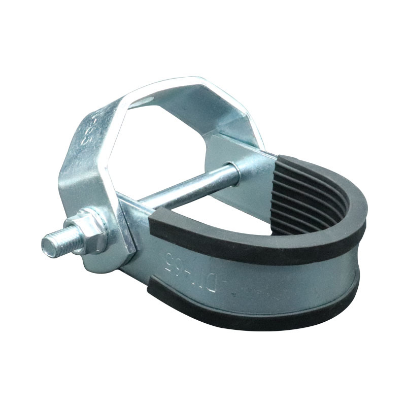 豫北u型管束管卡 抗震支架配件u型抱箍 吊式双层管夹 悬浮吊卡