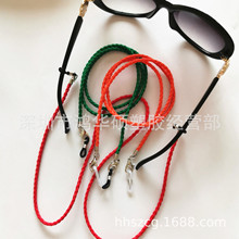 韩版眼镜绳 七彩眼镜两用挂脖绳 儿童口罩成人眼镜防丢耳钩眼镜链