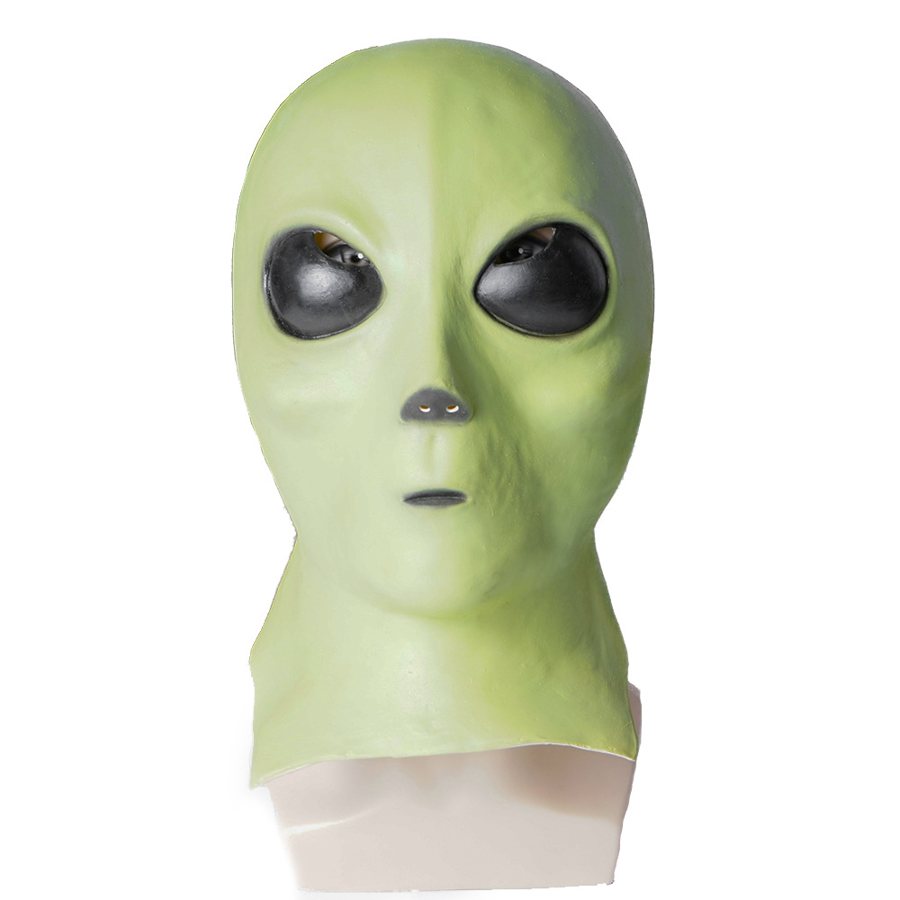 Factory in Stock Alien Latex Mask Headgear UFO Science Fiction Movie Theme Funny Mask Stage Props