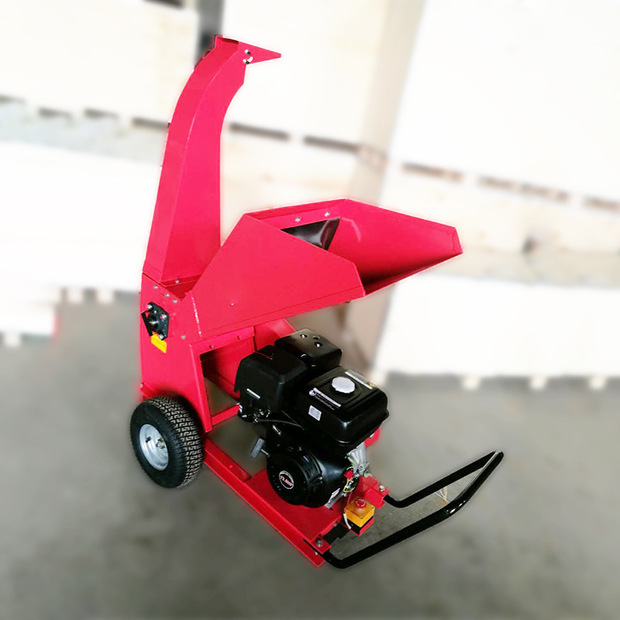 小型手推式电动碎枝机 园林苗木粉碎机 常青机械15马力碎枝机