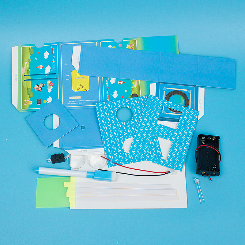 幻灯机 科技小制作少年科学实验纸质材料包创客兴趣手工diy玩教具