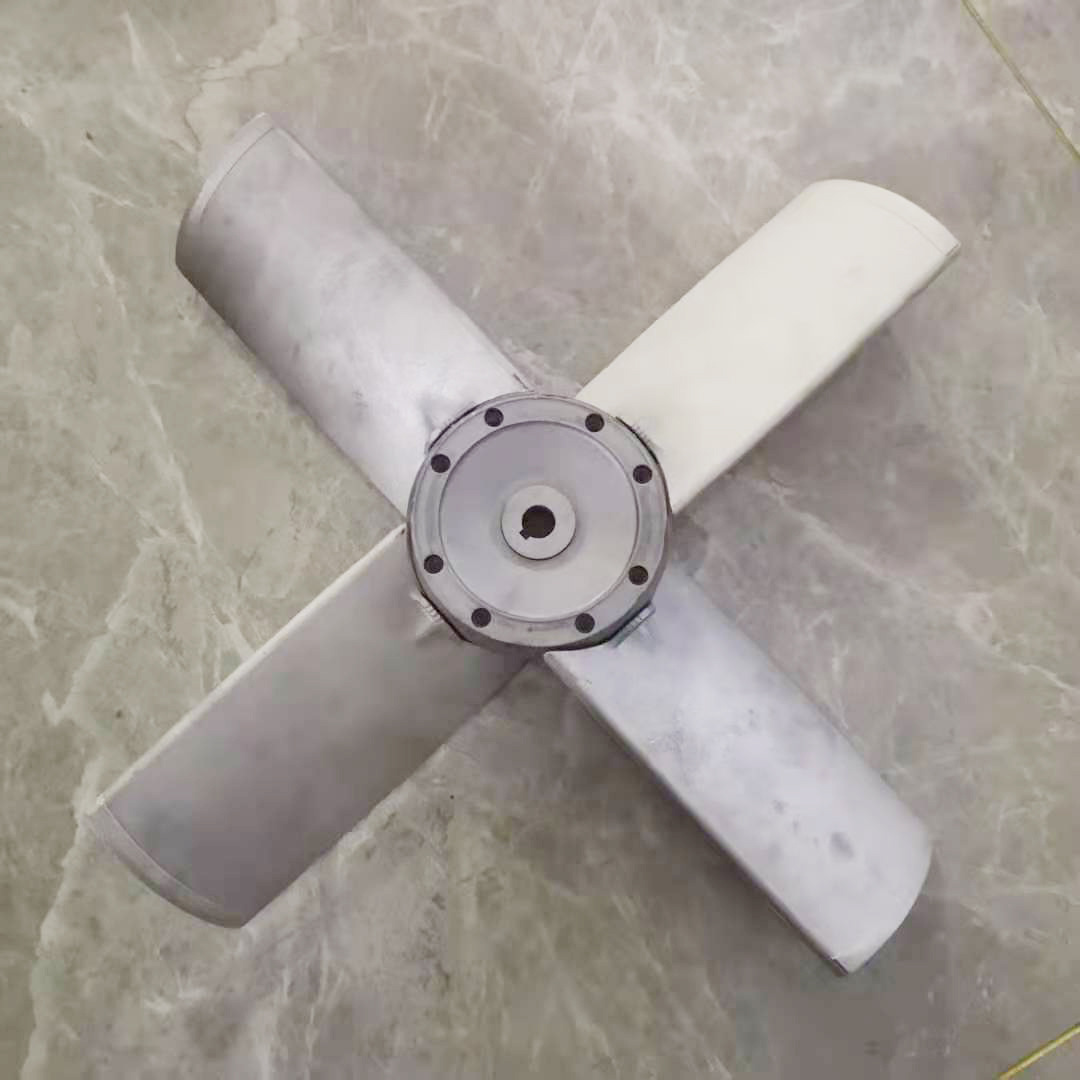 不锈钢风机叶轮 风叶低噪音风机用铝合金风叶定制 六扇叶片