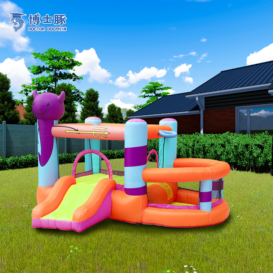 博士豚新款淘气堡儿童乐园室内室内蹦床滑梯充气城堡游乐园可定制