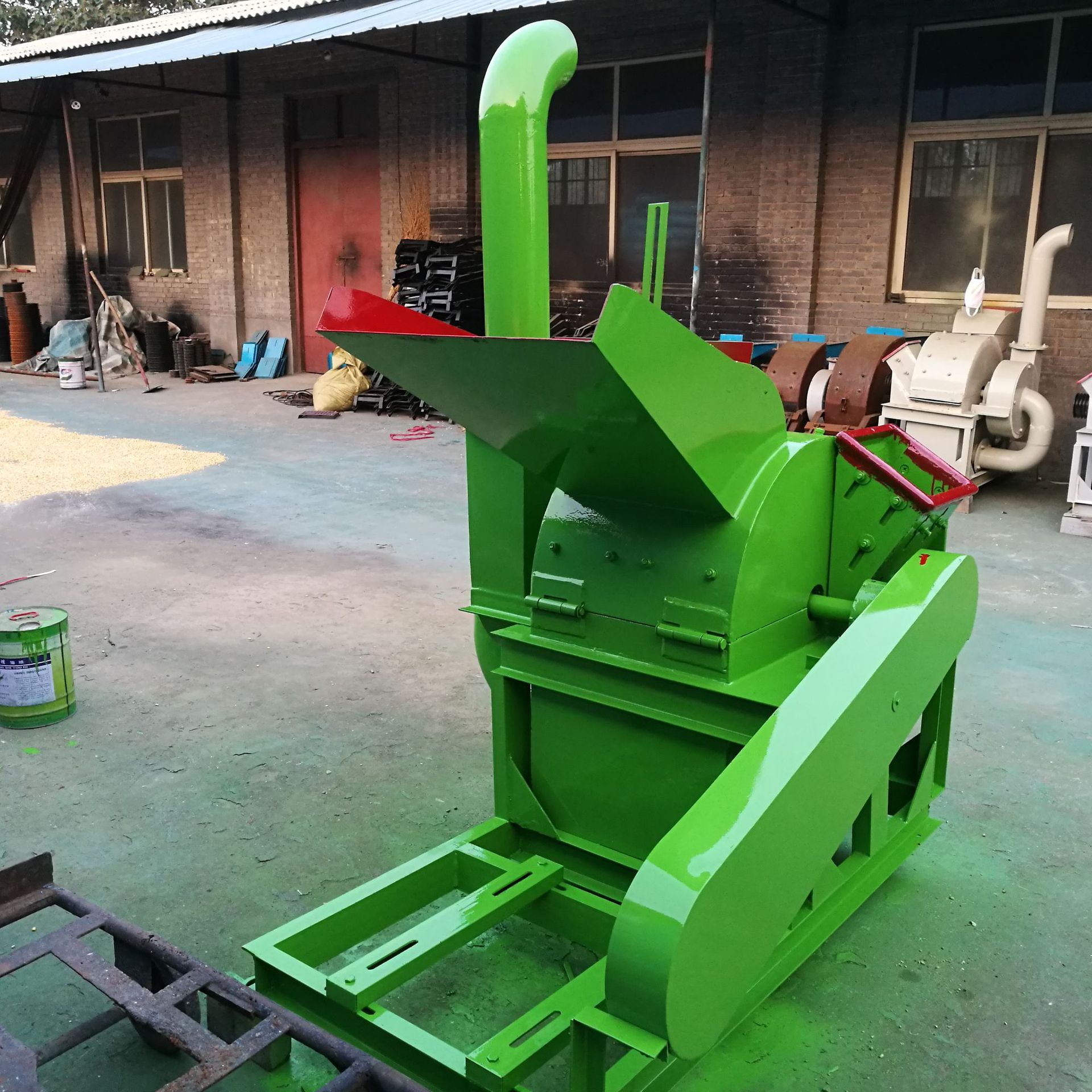 多功能木料锯末粉碎机 双进料口树枝圆木粉碎机 果园木材粉碎机