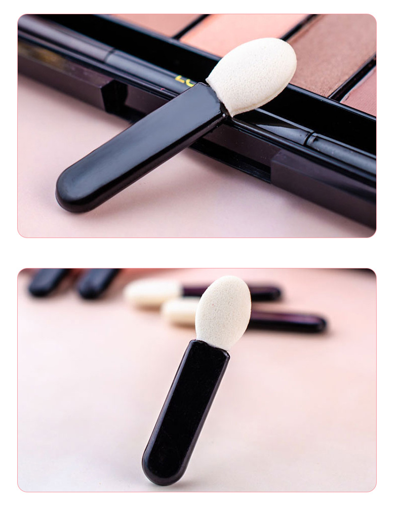 现货供应海绵眼影刷头 眼影棒多色定制 晕染刷眼部化妆刷修颜工具