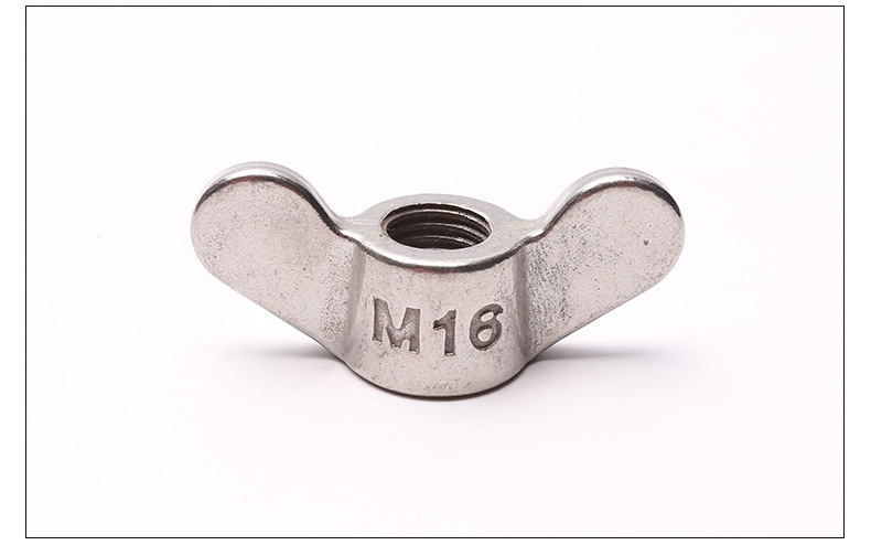 304不锈钢螺母蝶形 元宝螺母耳朵螺帽翼型螺母 羊角手拧螺母批发