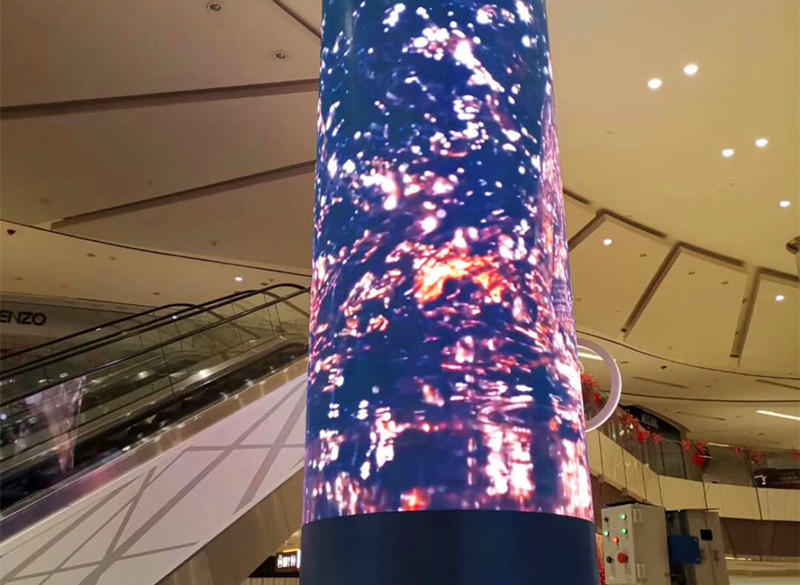 p2led软屏价格-led柔性软屏模组定制-led圆形柱子显示屏生产厂家