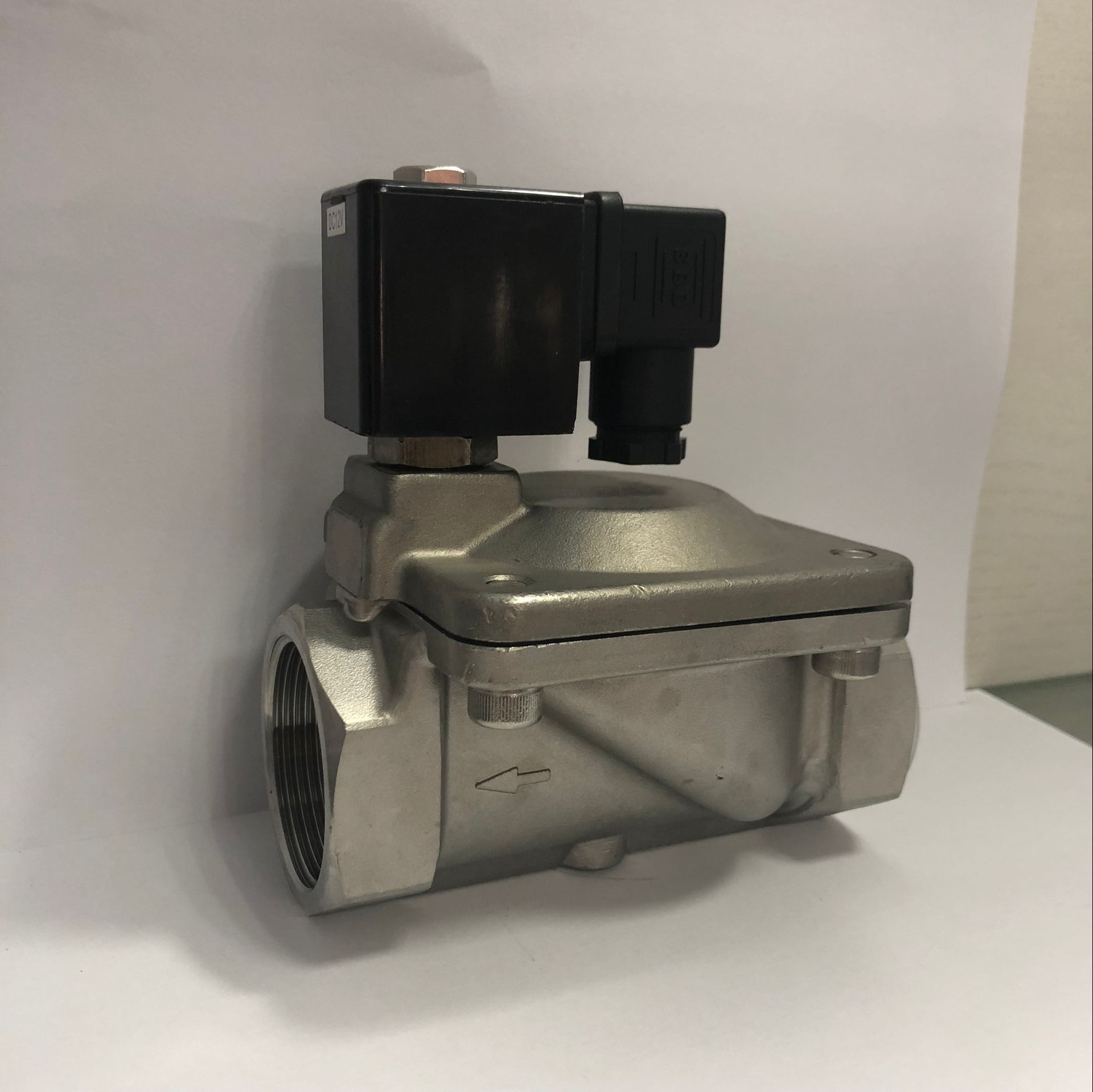 厂家直销优质螺纹电磁球阀先导膜片电磁阀不锈钢常闭型中压阀slp