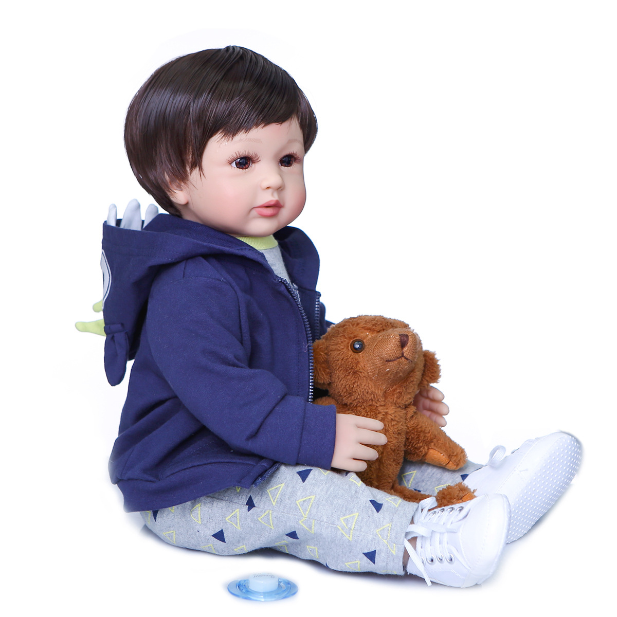 60厘米仿真小男孩 reborn toddler 跨境热卖小众蓝海货源